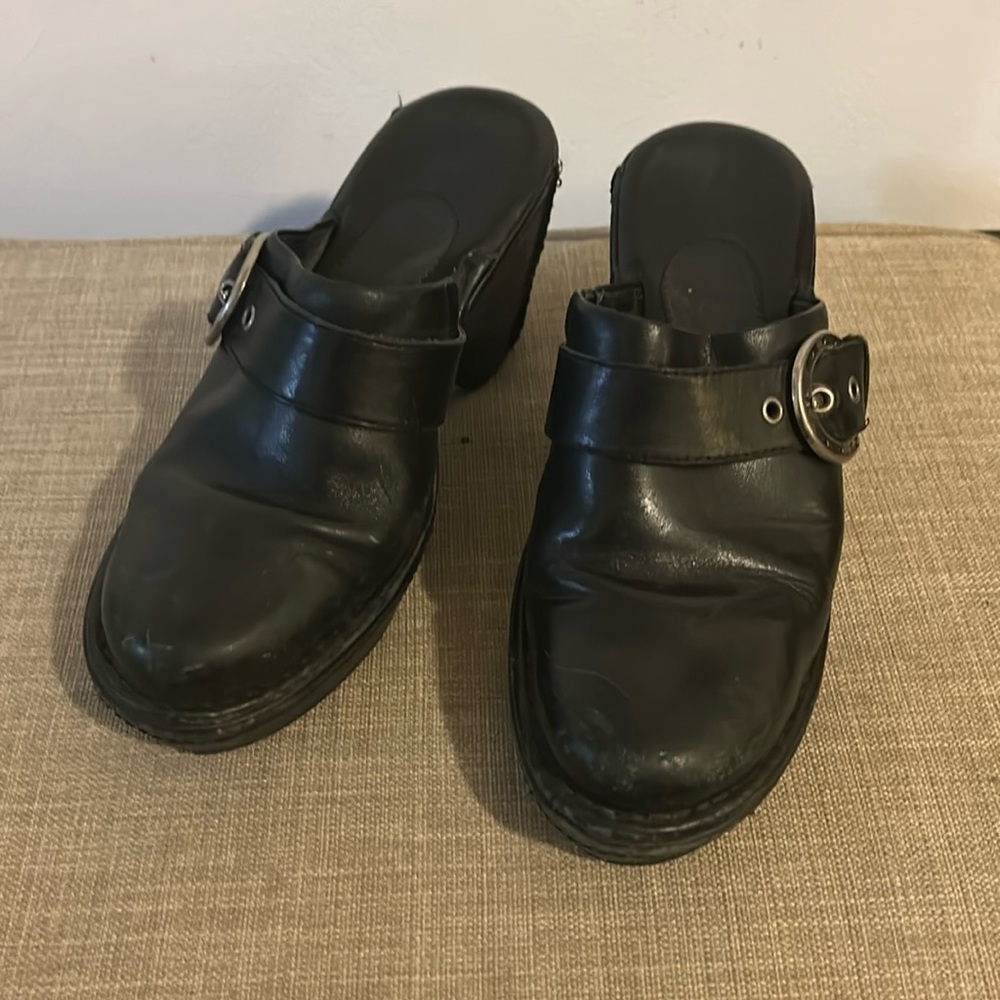 Ariat clog with buckle detail